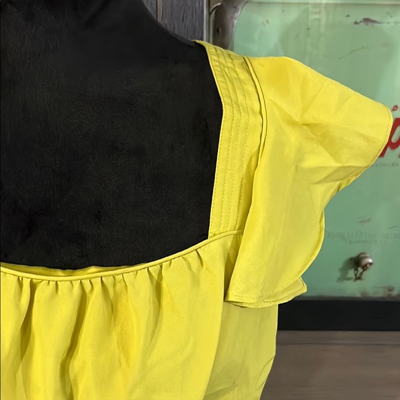 Lime Ruffled Dress - Picture 3 of 6